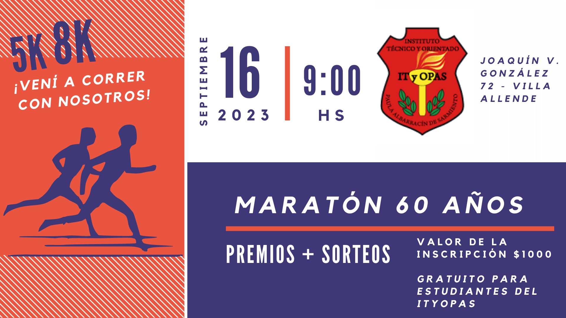 Imagen de Maratón por los 60 años