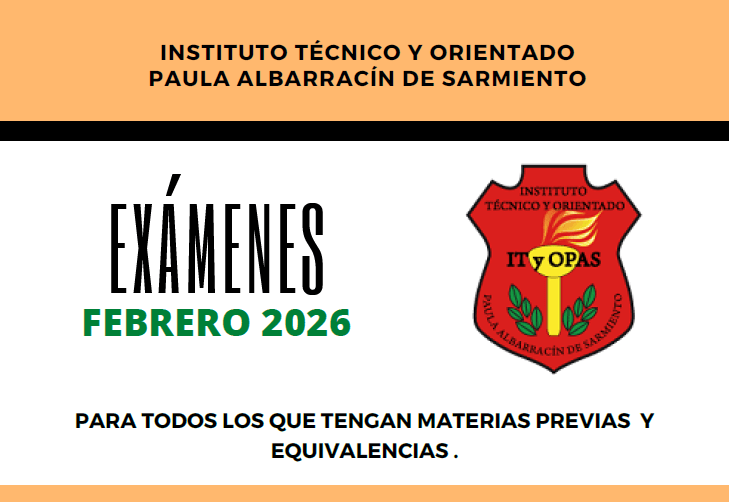 Imagen de Exámenes de Febrero